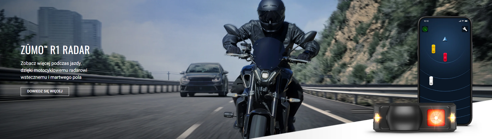 Garmin Zumo R1 Radar motocyklowy